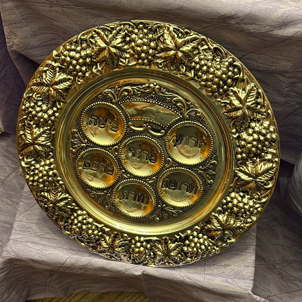 Silver Plated Seder Plate 106s